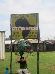 This is how exciting the equator really is. Really.